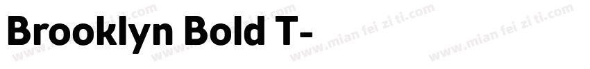 Brooklyn Bold T字体转换
